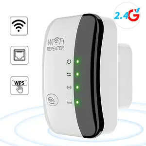 WiFi Repeater/Extender, Internet WiFi Signal Booster, 300Mbps, 2.4GHz WiFi Band, Outdoor Long Distance Signal Extender, WiFi Range Extender, Simple Connection