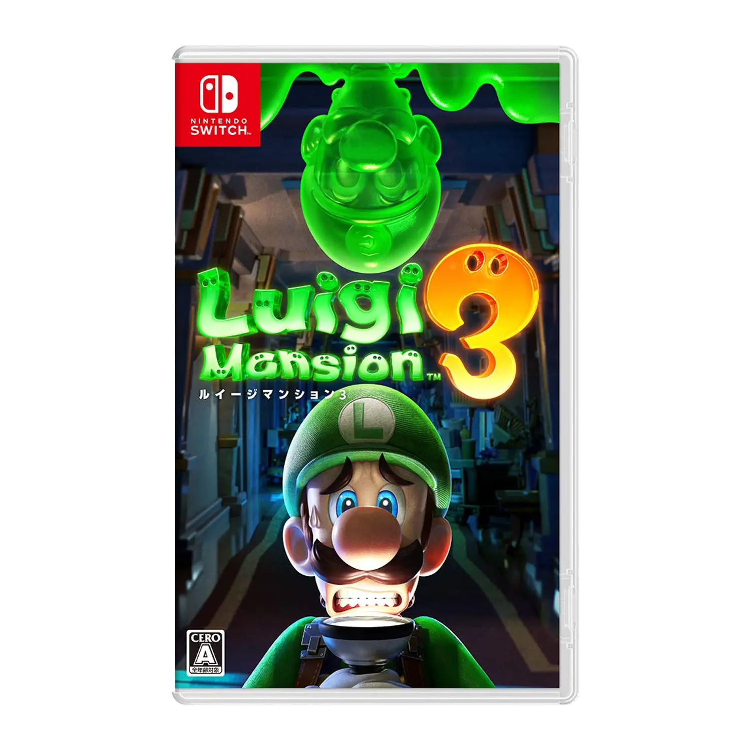 Nintendo Switch Video Game - Luigi's Mansion 3 - Japanese Version, Wireless Hero Game for Hotel & Local Friends Play