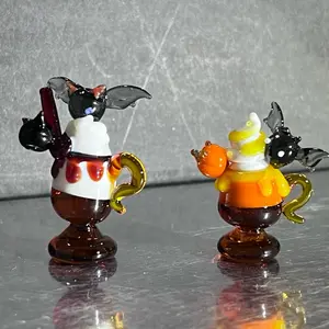 Mini ornament glassblowing diy artwork, high quality borosilicate glass, special gift