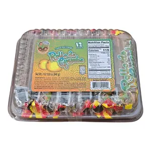 Rollo De Guayaba 12 Pieces - 1 lb 13.6 oz Box of Guayaba Flavor Candy Rolls - 115 Calories per Serving