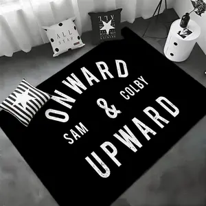 YouTubers Sam and Colby Floor Mat Non-Slip Soft Flannel Thickened Rug Indoor Door Mat Ultra Soft Absorbent Wear-Resistant Floor Mat for Living Room Hallway Entryway Front Door Porch Durable Non-Skid Home Decoration Mat for Indoor Daily Use