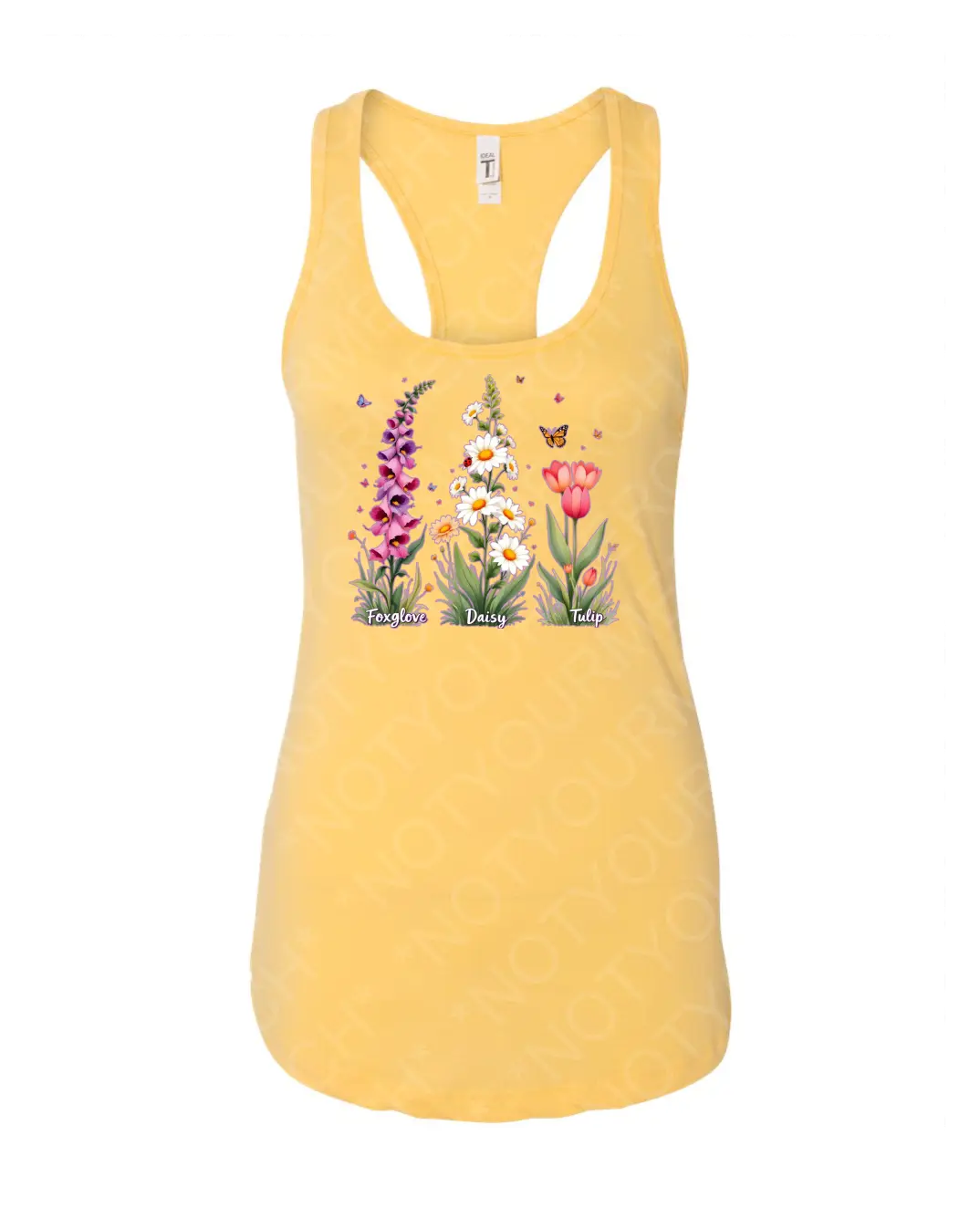 Foxglove Dahlia Tulip Tank – Subtle Statement Floral Design FDT