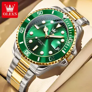 Original Brand OLEVS 5885 Watches for Men with Date Luxury Classic Waterproof Mens Wristwatch Analog Dress Stainless Steel Man Quartz Watch Luminous