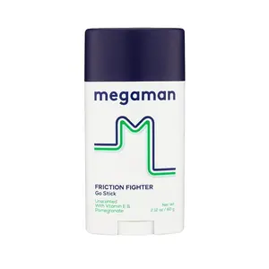 Megaman Friction Fighter Go Anti-Chafe Stick | Prevents skin chafe & irritation | Thighs, arms, & more | 2.12 oz