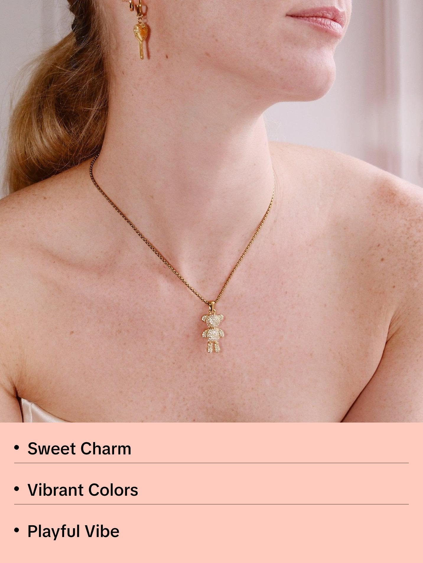 Gummy Bear Pendant Necklace