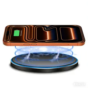 20W Wireless Charger Phone Fast Charging Pad for iPhone 17 16 15 14 13 12 11 Pro Max X Samsung Galaxy S26 S25 S24 S23 S22 S21 S20 Fast Charging Dock Station