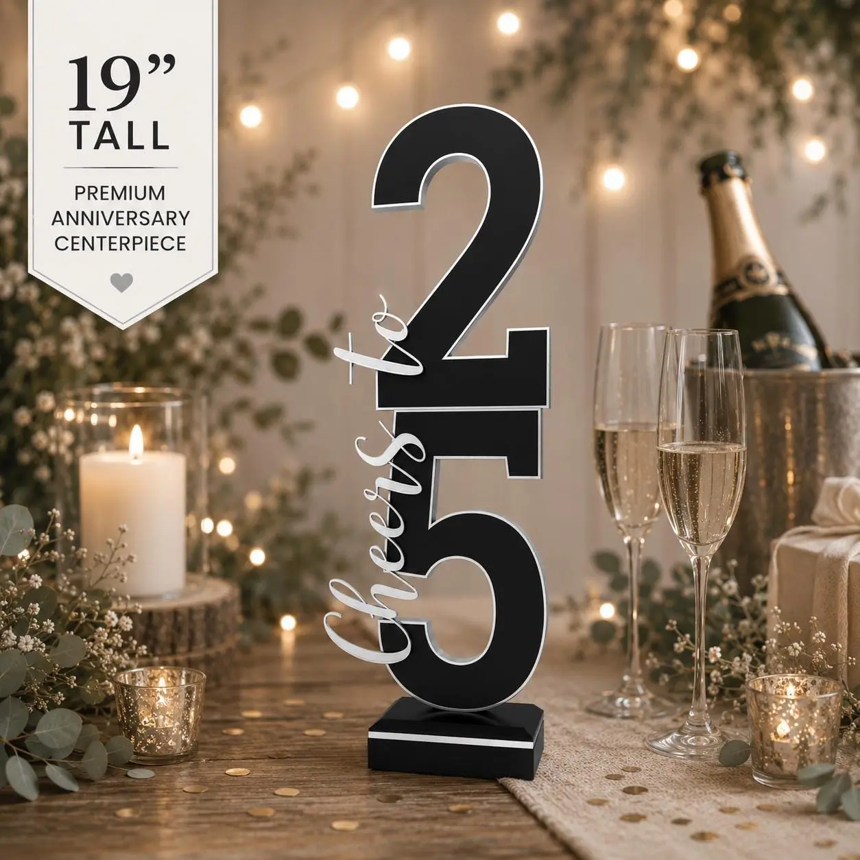 25th Anniversary Centerpiece