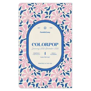 Franklin Planner ColorPop One Page Per Day Ring-Bound Planner Jan 2026 - Dec 2026