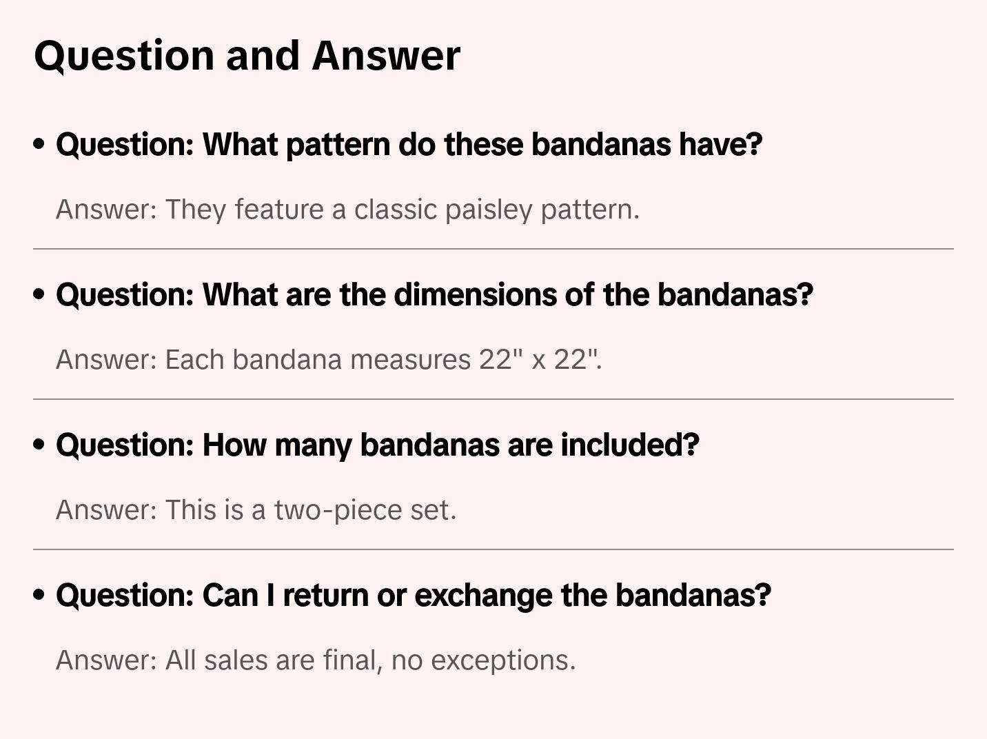 Cotton Bandana Black & White Duo Pack