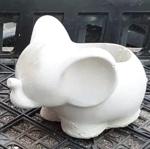 Concrete Elephant Planter