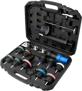 Coolant  Tester Kit, Universal Radiator  Test Pump with Adapters, Cooling System Leak Detector for   SUV, Fit for  Ford Toyota  VW Audi