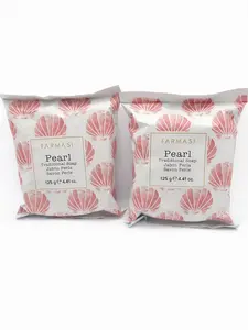 Farmasi Pearl Traditional Bar Soap 125g - Set Of 2 Classic Pearl Design for Versatile Skin Cleansing & Luxurious Feel Body Care Daily