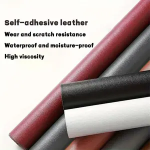 Large Size Flat Sheet Adhesive Leather Repair Patch Kit (15.7*78.7 in) - Durable, Waterproof for Furniture Sofa, Car Seats, Girl Room Home Decorative Stickers