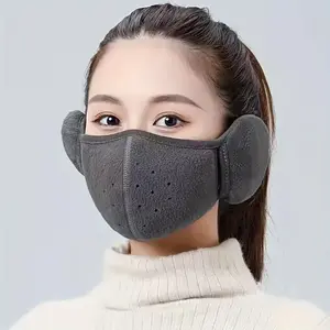 Winter Windproof Cold Proof Warm Mask Anti Freezing Breathable Men's And Women's Earmuffs Thickened Outdoor Cycling Mask for Cold Weather