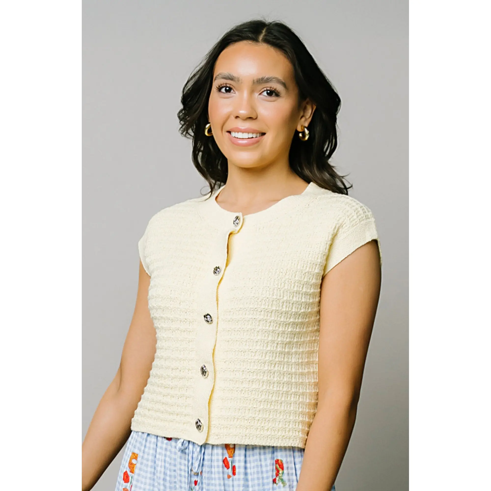Golden Girl Knit Top