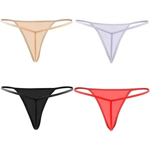 Cotton G-string, Women Panties Simple Thongs Lightweight Multi-Pack G-string&T-back