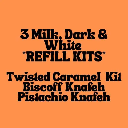 Milk, Dark & White *REFILL KITS*
