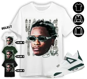 AJ 4 Oxidized Green Unisex Shirt, Forest Green Shirt to Match Sneaker, Oxidized Green Outfit