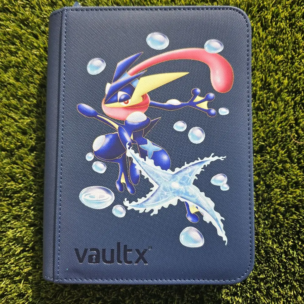 Vault X - Greninja Custom 4 Pocket Binder - Navy Blue