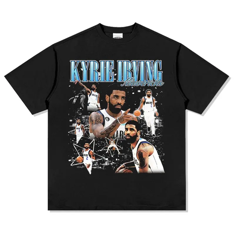 Kyrie Irving Vintage Shirt - Hoops Icon Tee, Smooth Handles & Basketball Greatness Energy, Viral TikTok Fashion