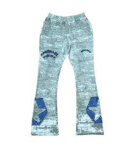 GUNZINII STAR STACK SWEATPANTS