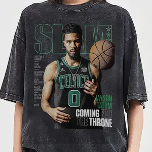 Vintage J.Tatum Shirt, 90s Basketball Graphic Tee, Champion Fan, Tatum Wash T-shirt, Gift for fan