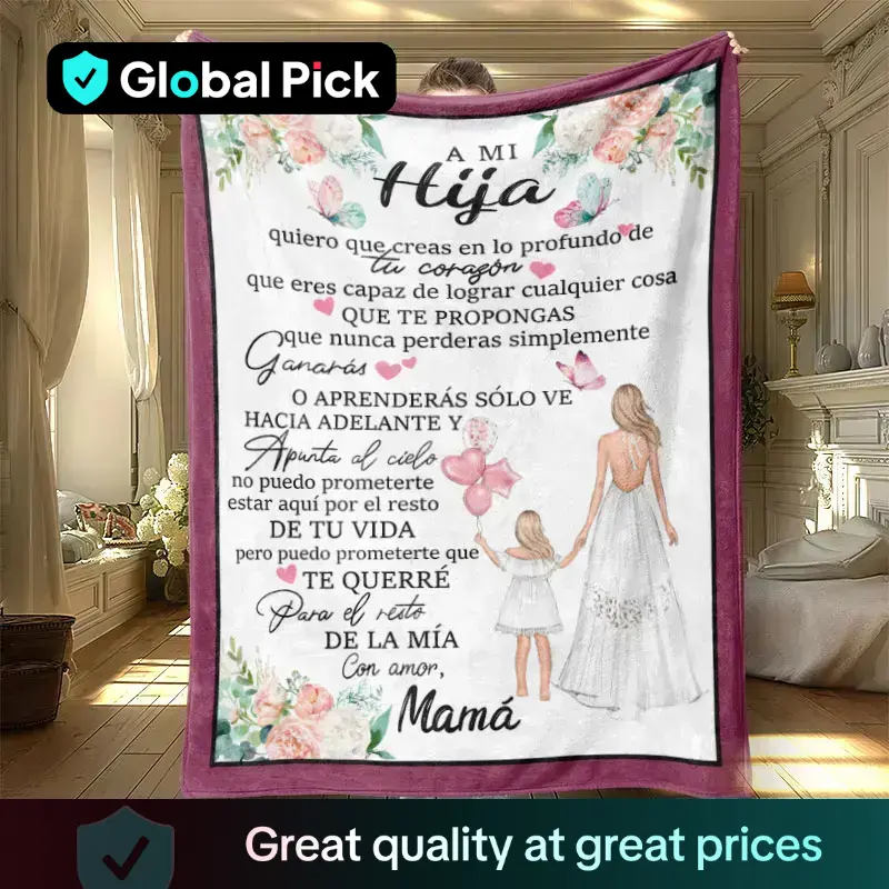 Floral & Letter & Figure Pattern Blanket, 1 Count Soft Warm Throw Blanket, Air-conditioned Room Blanket, Warm Nap Blanket for Home Office Travel