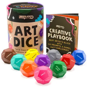 12-Sided Art Dice to Boost Artistic Creativity 12-Sided Art Dice to Boost Artistic Creativity