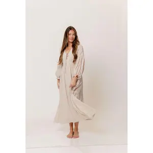 Hunter 100% Cotton Midi Dress in Rose Plaid (Lined) - Bump Friendly