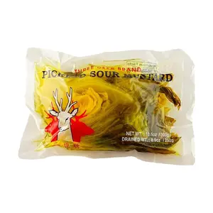 Three Deer Brand Thai Pickled Mustard Greens 300g - Authentic Thai Sauerkraut for Fried Rice & Sour Fish