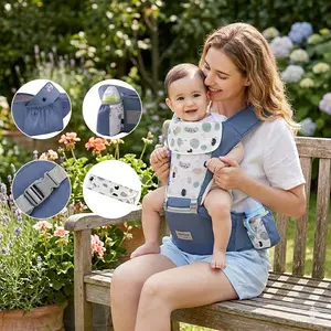 Ergonomic Lightweight Baby Carrier, Adjustable Ergonomic Carrier, 4-In-1 Breathable Front & Back Infant Backpack, Suitable for Newborns and Toddlers, Home Travel Gift