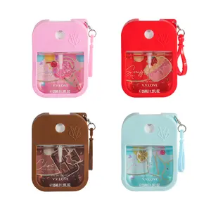 Portable Sweet Eau De Toilette For Women, Mini Perfume Spray, Travel-Friendly Hanging Design For Bags, Long-Lasting Citrus Amber Fresh Scent Multiple Options Pack Of 4 (35 Ml/1.2 Fl.Oz.) Essential Date Night Item, Fashion Gift, Christmas Present