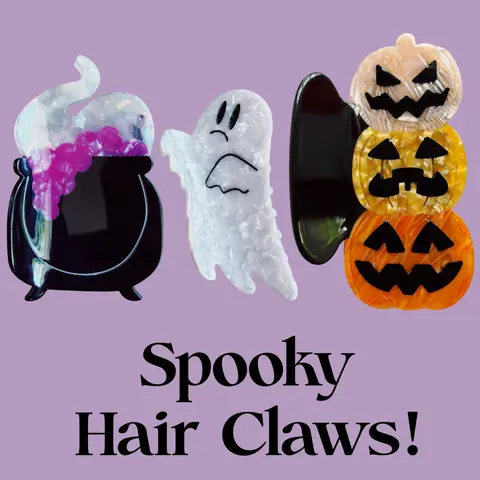 Spooky Hair Claws - Ghost - Cauldron - Pumpkin