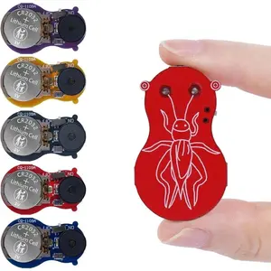 Hidden Cricket Sound Noise Maker Portable Prank Toy for Office Home Desk Drawer Funny Joke Novelty Decoration Gadget