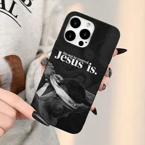 Liquid Large Hole Jesus Faith Pattern Shockproof Phone Case Cover for iPhone 15 15 Plus 15 Pro 15 Pro Max 11-16 Promax Gift for Family/girlfriend