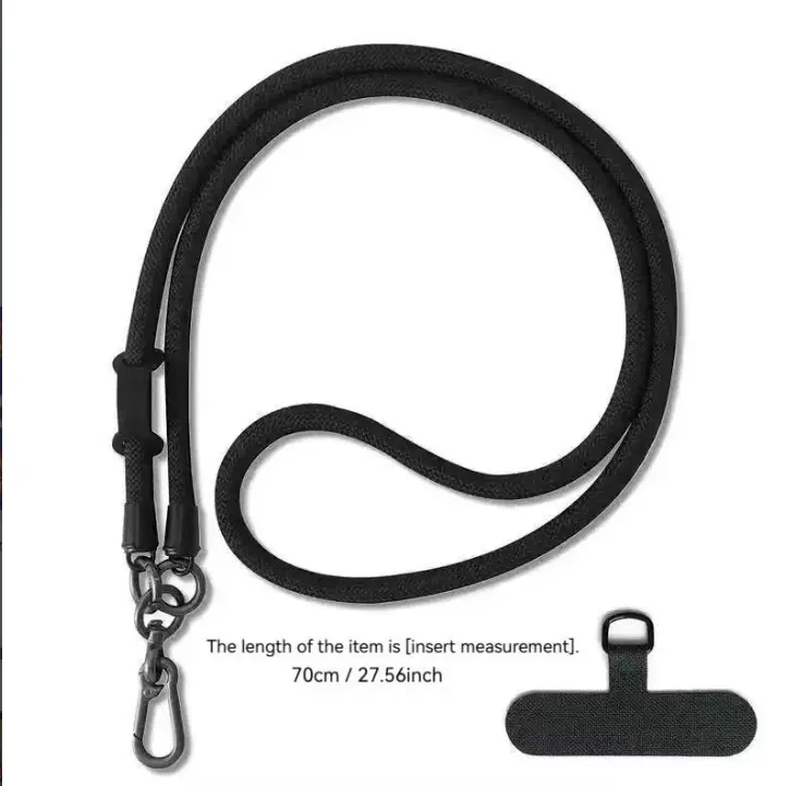 Phone Carrying Lanyard, Universal Mobile Phone Accessory for Secure Hands-Free Carry