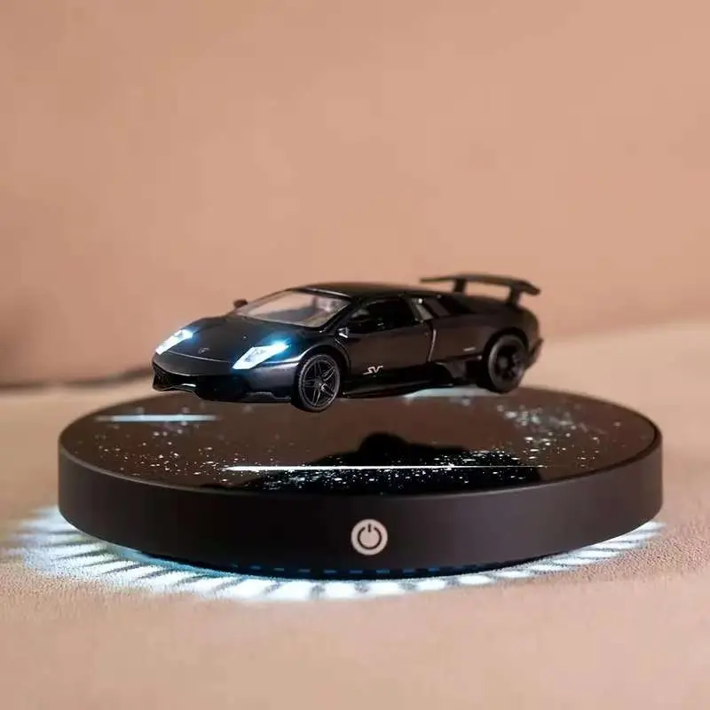 Magnetic Floating Aluminum Alloy Polished Car Display Model Levitation Sport Car For Boy's Gift Home Decor