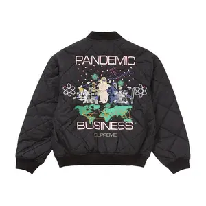 Supreme Men's AOI Quilted Work Jacket Black, from StockX