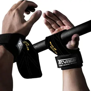 Wrist Straps for Weightlifting for Maximum Grip Support - Lifting Deadlift Strap & Weight Lifting Grips Gloves for Working Out