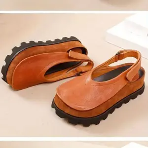 Flats Platform Sandals Shoes Woman Casual Loafers Soft Shallow Brand Retro Women's Sneakers Summer Slingback Sandalias Footwear Girl