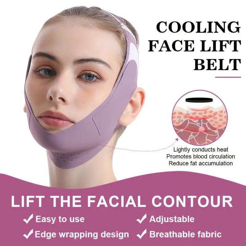 1PCS Summer V Line Face Lifting Strap, Neck Lift Jaw Tightening Exerciser, Face Lift Tape Remover, Jaw Line Sculptor Eliminator, Mask Shaper for Jawline,  Chin Strap for Sleeping, Double Chin Reducer for Women