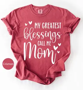 My Greatest Blessings Call Me Mom Shirt – Mom Sweatshirt or T-Shirt Gift – Mother’s Day, Birthday, Christmas Gift for Mom – Cute Mama Top