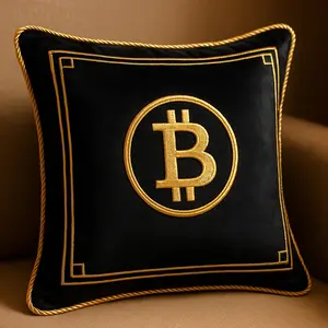 Bitcoin Pillow for Crypto Enthusiasts Bitcoin Pillow for Crypto Enthusiasts