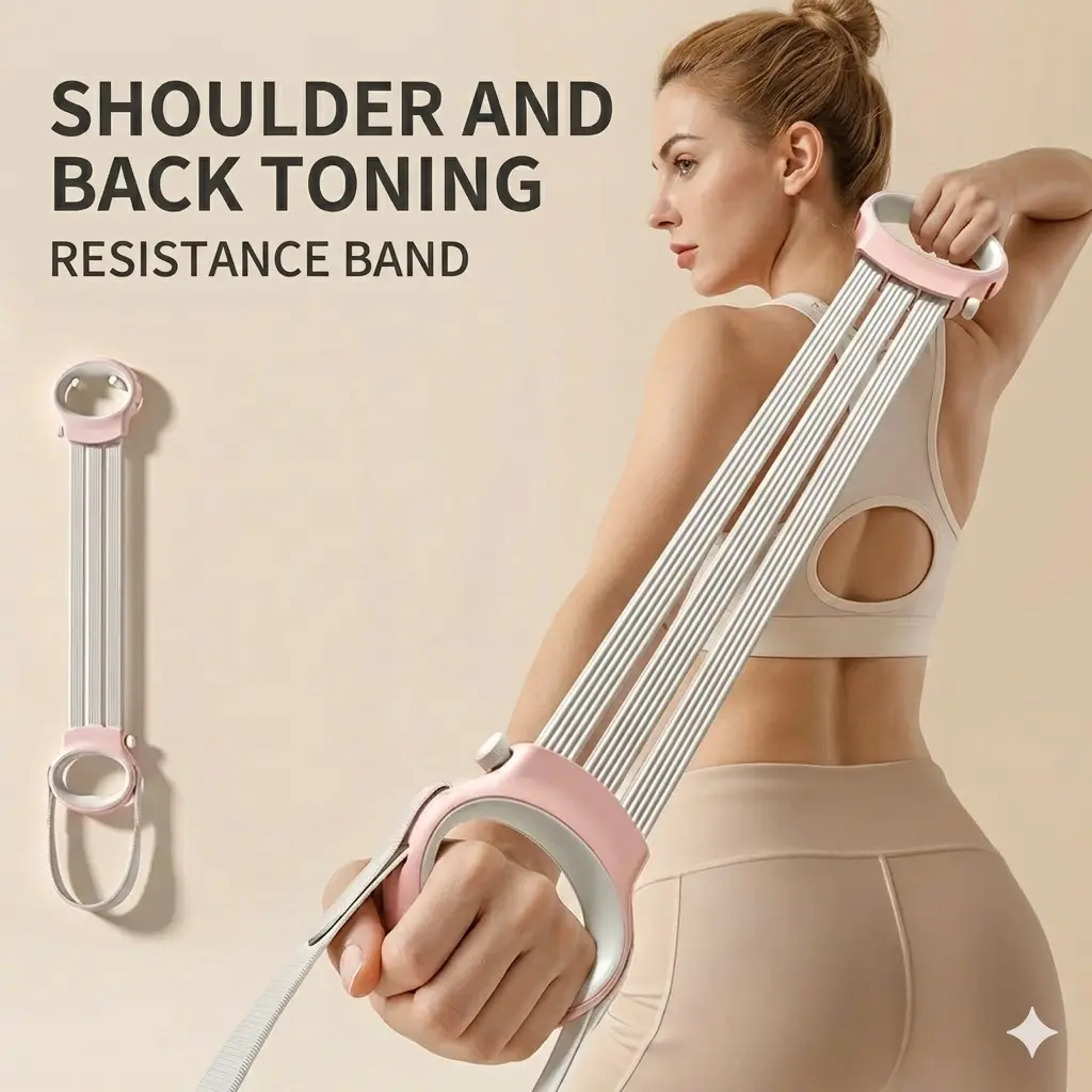 Resistance Band: Perfect for Yoga, Sit-Ups & Home Exercises, Fitness Bands, Exercise Gear, Resistance Band Workout