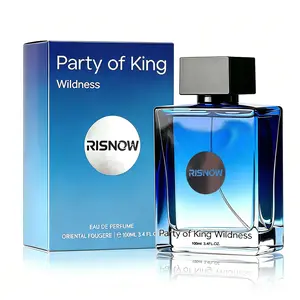 RISNOW Fougère Fragrance 3.4 oz 100ml for Men - Fresh woody perfume with Bergamot Vetiver Cedar Long-Lasting Luxury Men's Outdoor Perfume