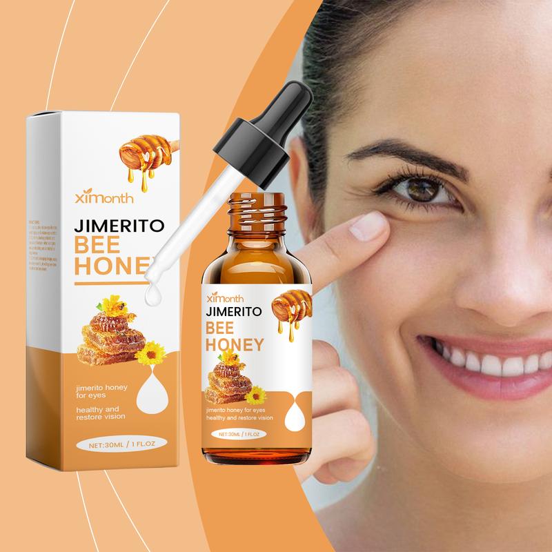 Ximonth Jimerito Honey For Eyes, Refreshing, Moisturizing And Soothing Eye Drops For Dry And Astringent Eyes