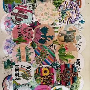 Cactus and succulent cardstock freshie inserts