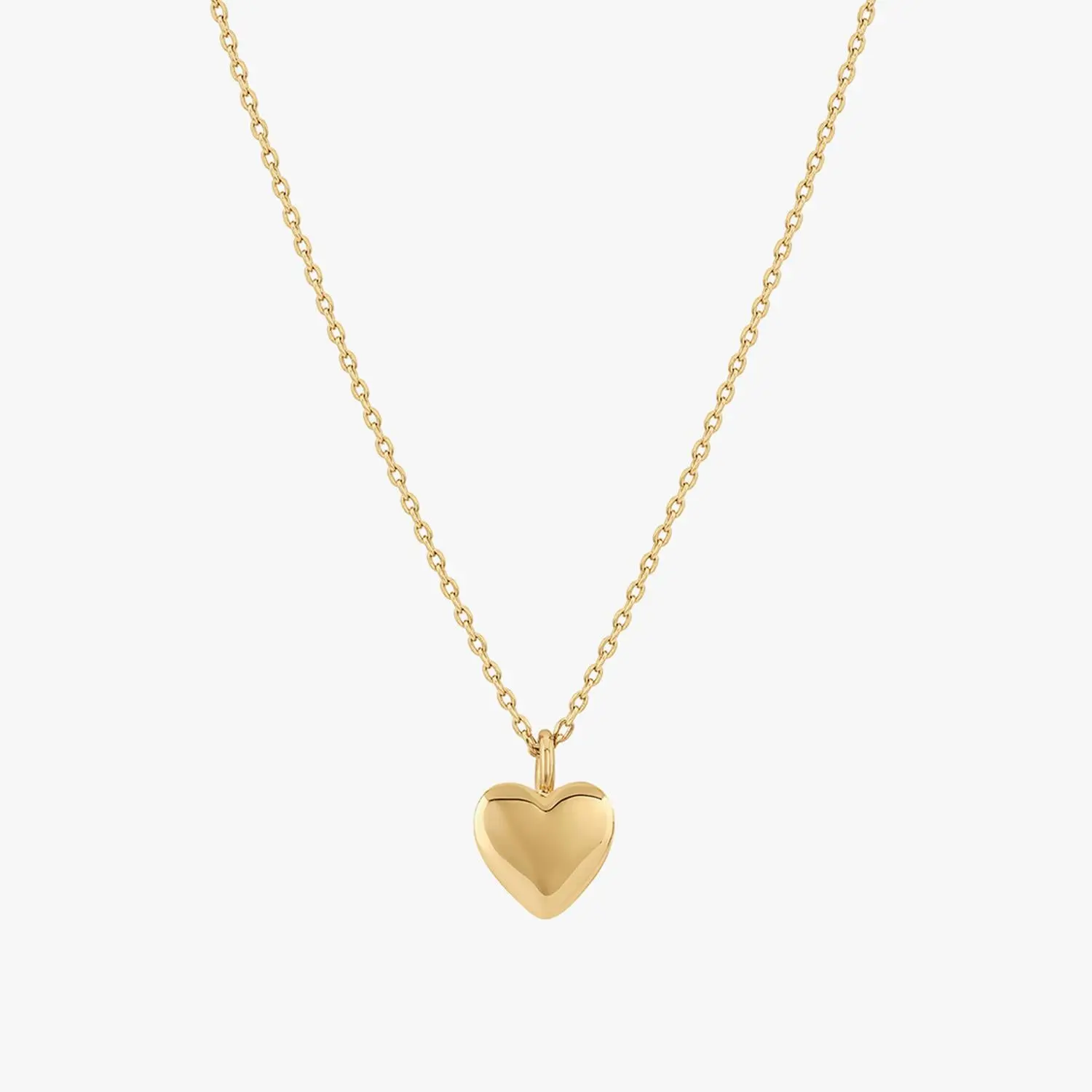 Puffed Heart Necklace