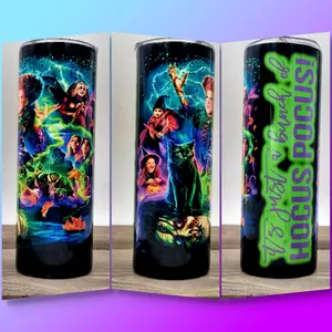 Hocus Pocus Tumbler, Fall Tumbler, Halloween Tumbler, Sanderson Sisters Tumbler
