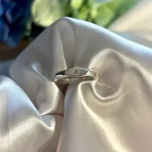 Made-to-Order Sterling Silver Custom Initial Ring | Couple Rings | Gift Ideas | Handmade | Customizable